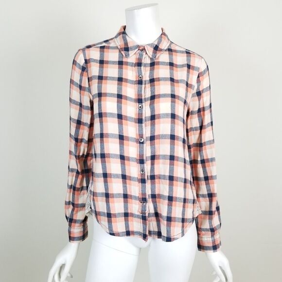 Holding Horses Cedar Grove Plaid Button Down Sz 4 - Picture 2 of 7